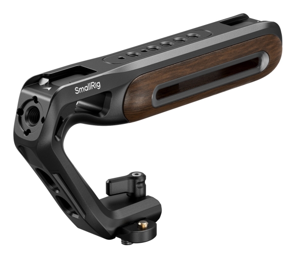 SmallRig 5251, Øverste håndtag, Sort, Brun, Aluminium, Træ, 15 kg, 1/4, 3/8, 165,1 mm