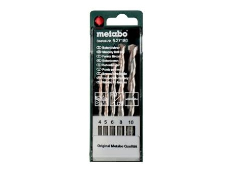 Metabo 627180000, Bohrer, Steinbohrer, Drehung Der Rechten Hand, Hartbeton, Naturstein, 130°, Zylinderförmige Welle