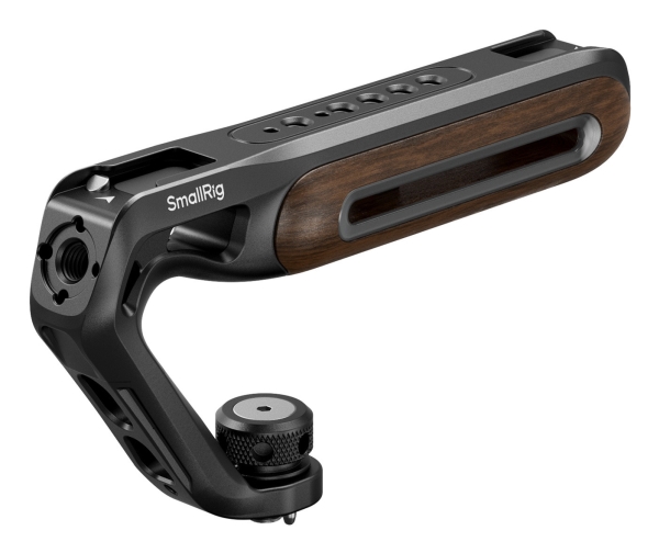 SmallRig 5252, Øverste håndtag, Sort, Brun, Aluminium, Træ, 1/4, 3/8, 165,1 mm, 32 mm