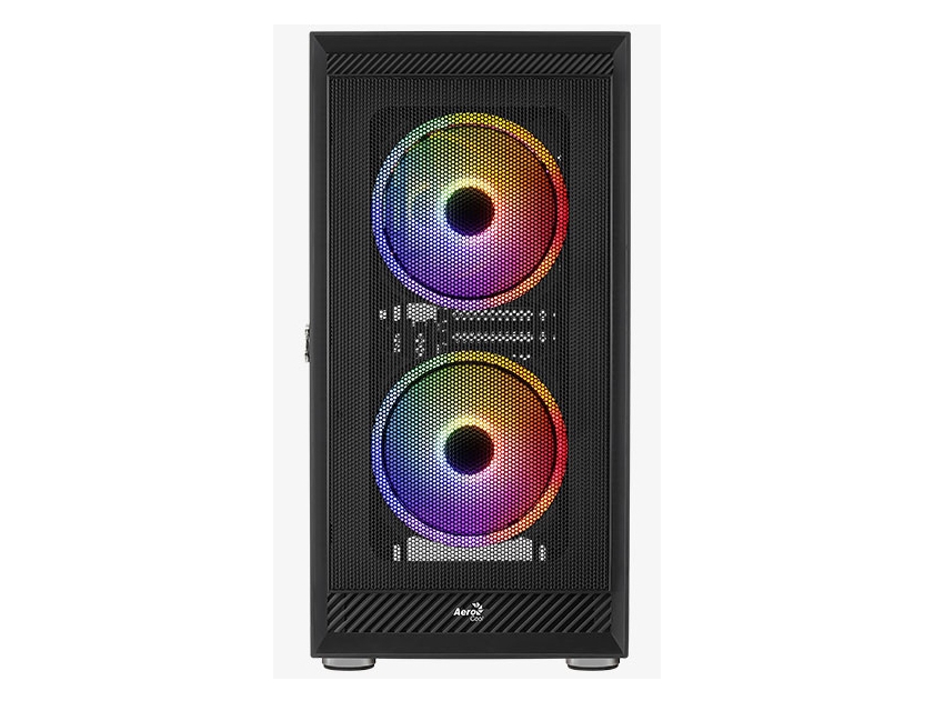 Aerocool Casing Aerocool Pgs Graphite-G-Bk-V2 Frgb Casing Black