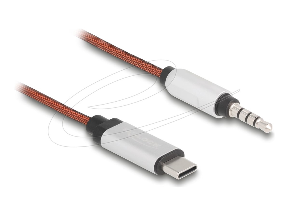 Delock 81288, Orange, Silber
