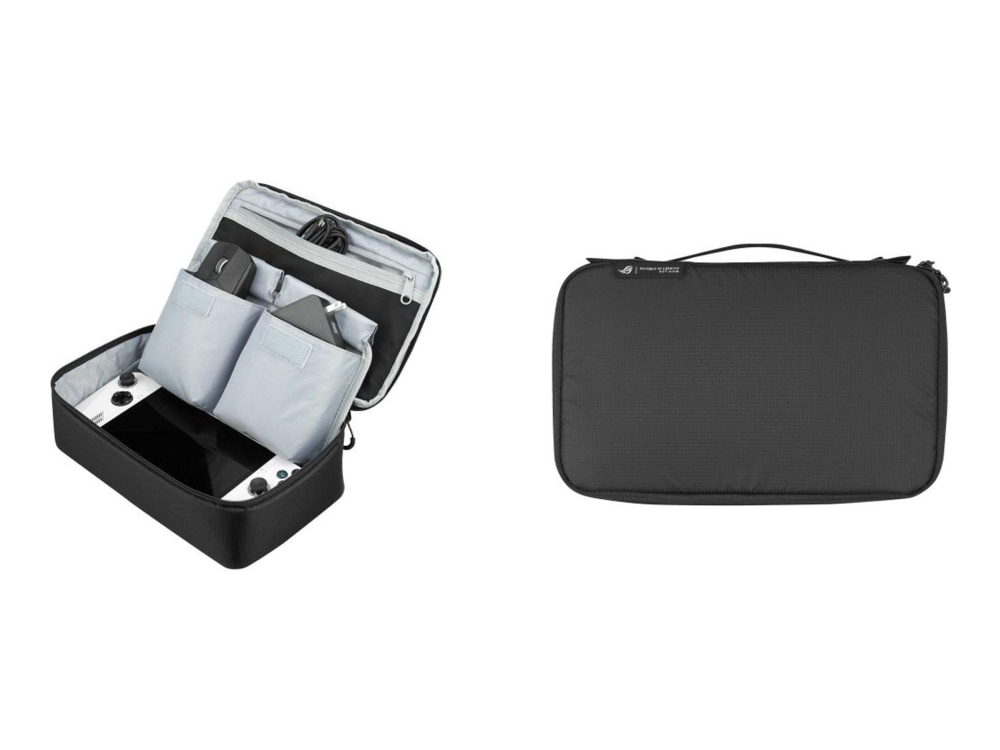 ASUS ROG Archer Tech Pouch - Taske til spilkonsol - 200D nylon, 210D polyester - sort