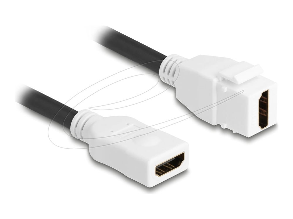 Delock 90684, 0,2 M, Hdmi Typ A (Standard), Hdmi Typ A (Standard), Weiß