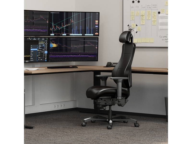 Kontorsstol Coreza 24/7, läder | Möbler - Stolar & Stolmattor - Kontorsstolar | GameStuff