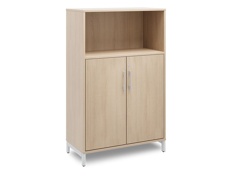 Büroschrank Dna 800X1275 Mm Eiche/Schwarz 3A4/2A4