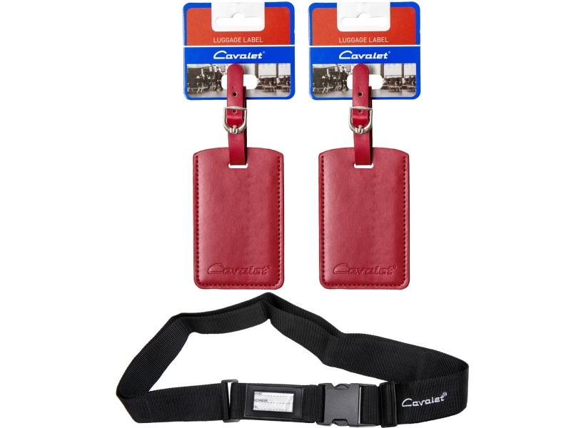 Cavalet Resekit 10 (Bagagerem, 2st Bagagetag Röd)