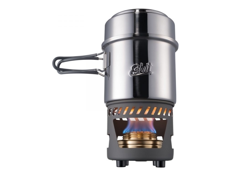Esbit Cookset 985 ml med brænder Esbit, rustfrit stål, universel billede