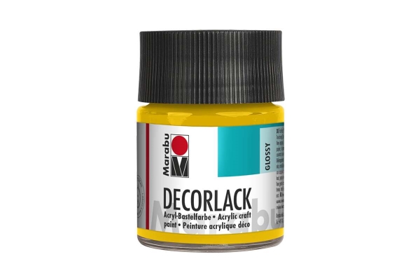 Decorlack 50Ml, Medium Yellow 021