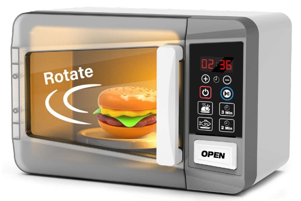 Mikroaaltouuni sähköinen laatikossa 16.5x20.5x34.5cm