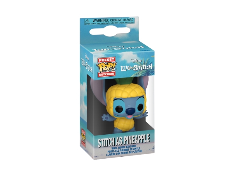 Funko Pop Keychain Disney Stitch As Pineapple