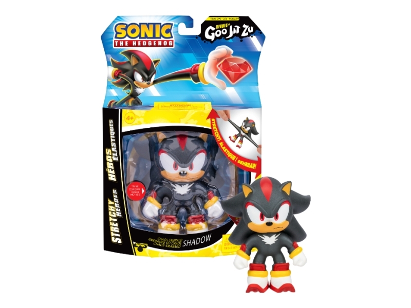 Goo Jit Zu - Sonic Chaos Emerald Shadow - Strækbar Figur - S5