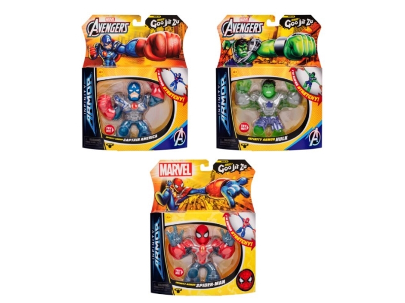 Goo Jit Zu - Marvel Avengers S11 - Strækbar Figur - Overraskelse