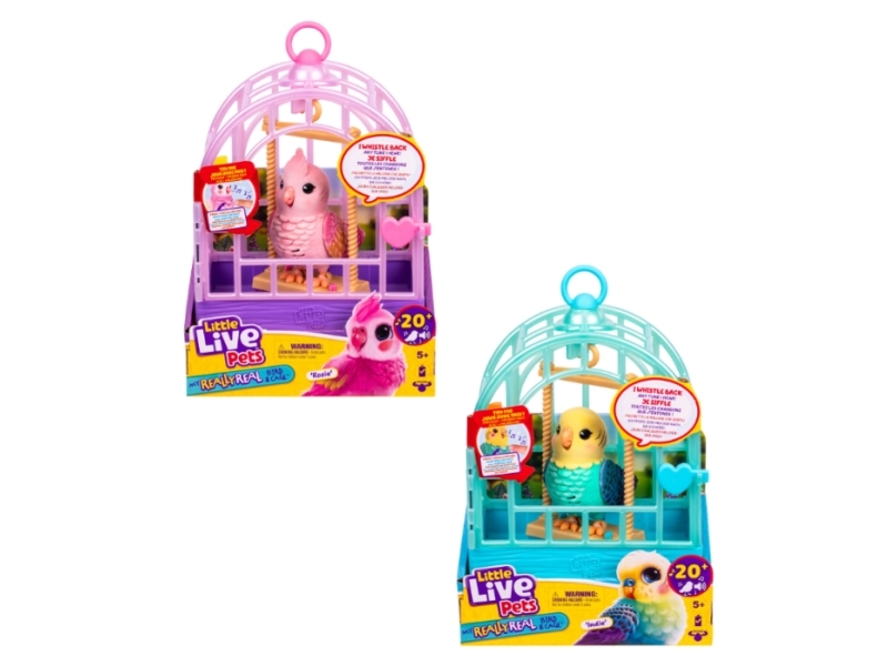 LITTLE LIVE PETS My Really Real fugl & bur-sæt