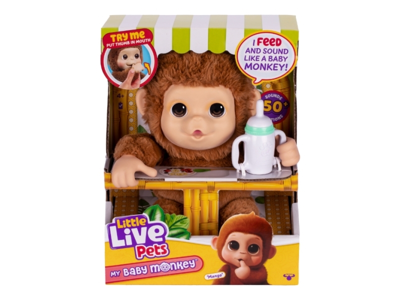 LITTLE LIVE PETS MY BABY MONKEY | Julklapp till familjen - Barnen | GameStuff