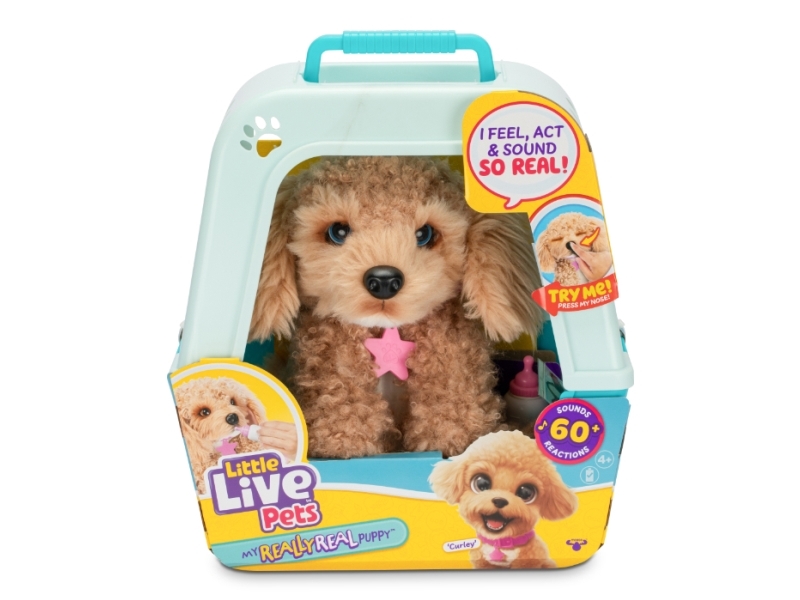 LITTLE LIVE PETS MY REALLY REAL PUPPY CAVOODLE | Andra leksaksmärken - Små levande husdjur | GameStuff