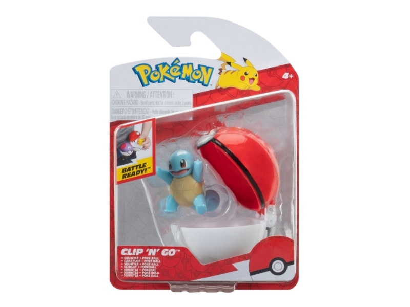 Pokemon Clip 'N' Go Squirtle with Pokéball