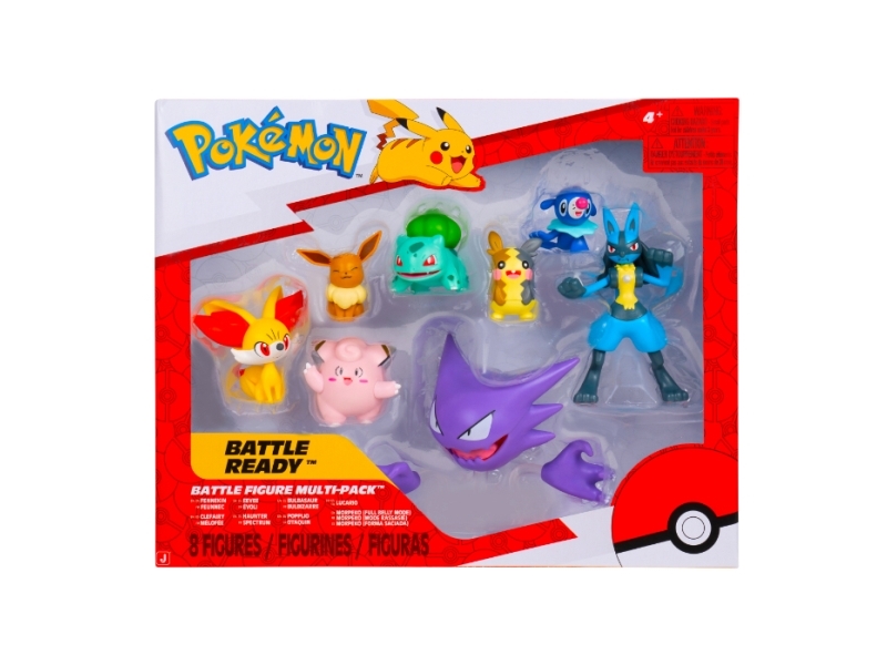 Pokémon - Battle Figure 8 Pack (PKW4101) Merchandise - GEEKD.dk