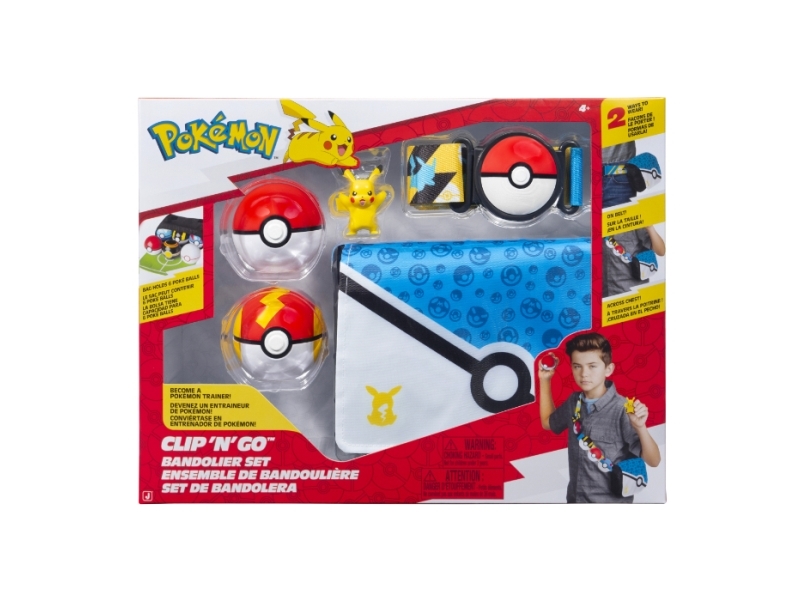 POKEMON CLIP N GO BANDOLIER SET PIKACHU | Andra leksaksmärken - Pokémon | GameStuff