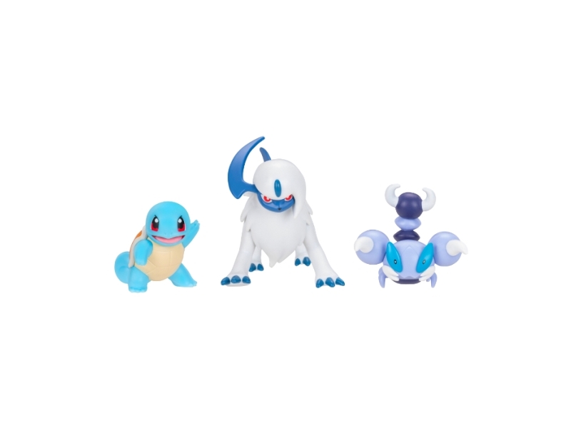 Pokémon Figurer - Battle Figure - Squirtle/Absol/Skorupi