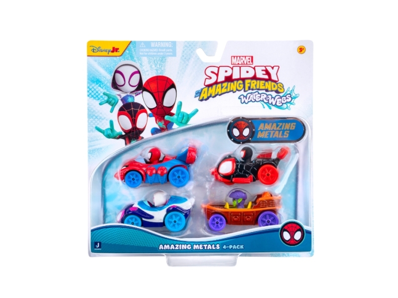 Marvel Spidey og Hans Fantastiske Venner Amazing Metals 4-Pakke