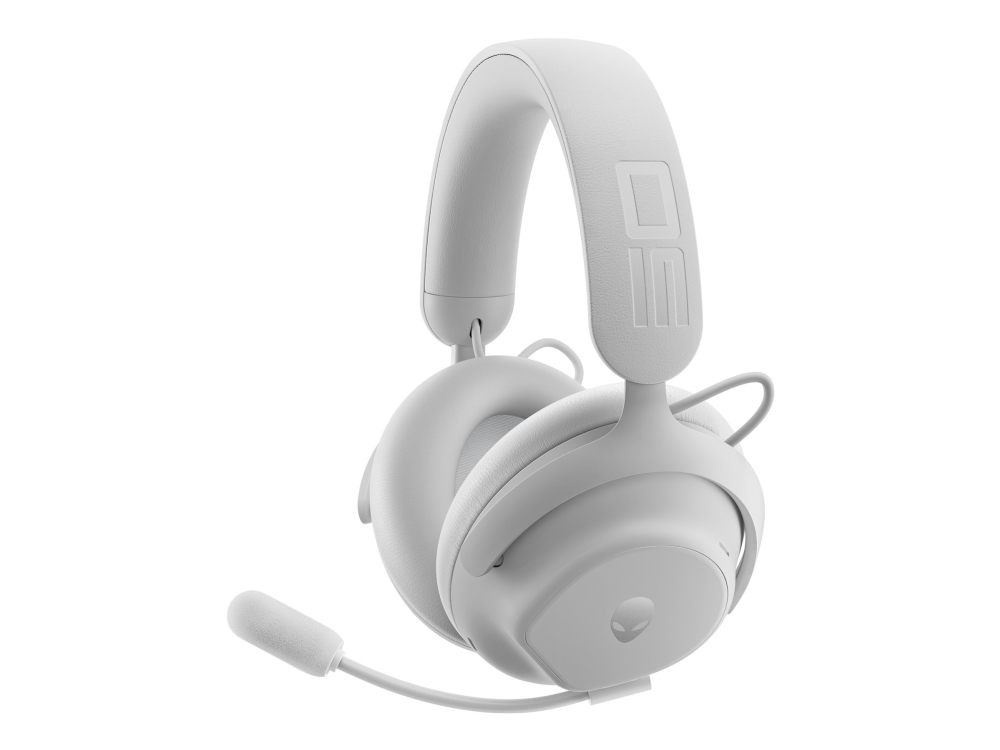 Alienware Pro Wireless Gaming Headset - Headset - Fuld Størrelse - Bluetooth/2,4 Ghz Radiofrekvens - Trådløs, Kablet - Aktiv Støjfjerning - Usb - Mån