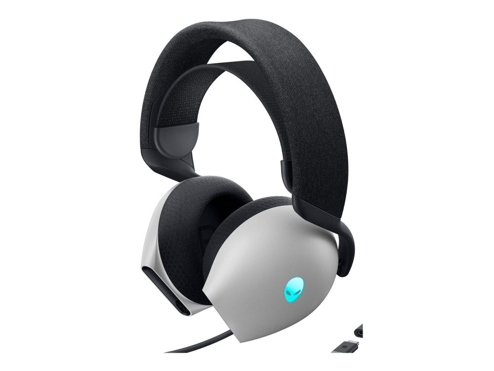 Alienware Tri-Mode Wireless Gaming Headset AW725H - Headset - fuld størrelse - Bluetooth/2,4 GHz radiofrekvens - trådløs, kablet - 3,5 mm jackstik -