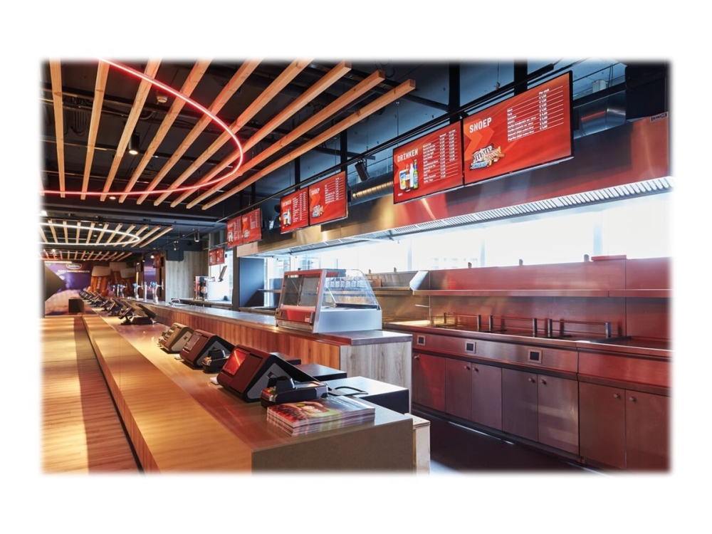 Vogel's Connect-It CD 3084B - Monteringssæt (stang, interface-barre, bøjlesæt, interfacedisplaystrip, 2 loftsplader) - for LCD display - låsbar - sor