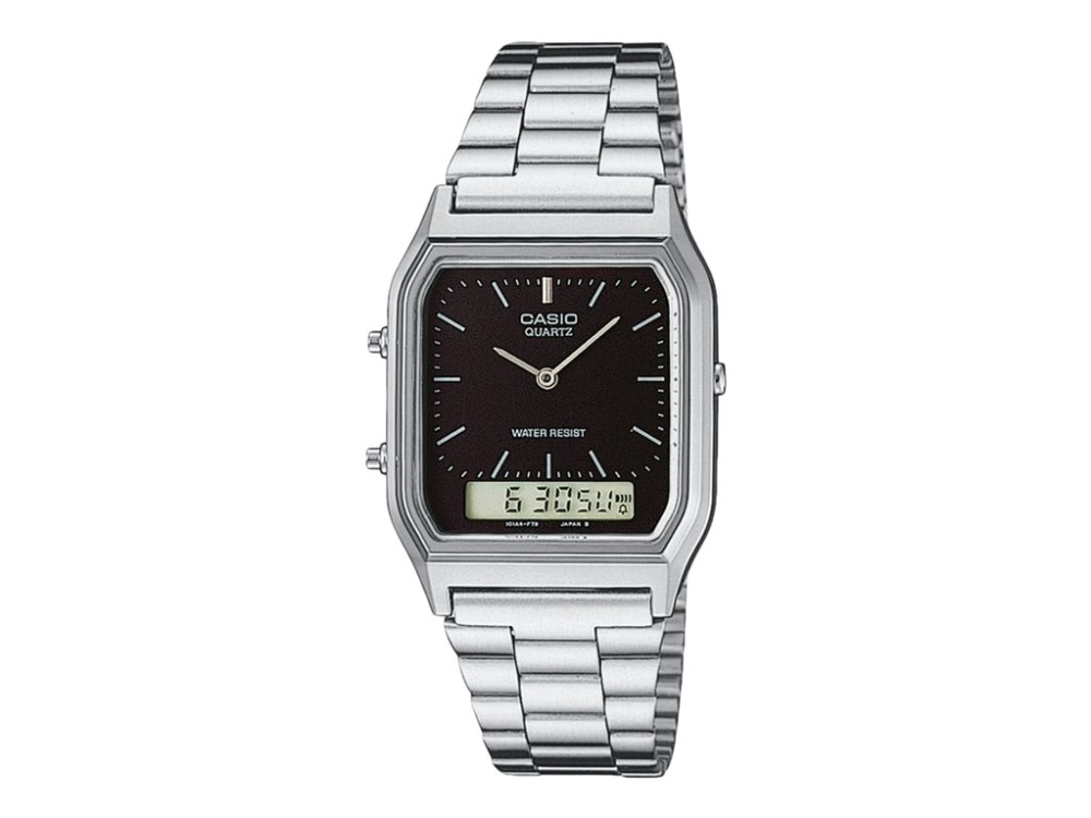 Casio Vintage AQ-230A-1DMQYES - Armbåndsur - kvarts - analog+digital - harpiks