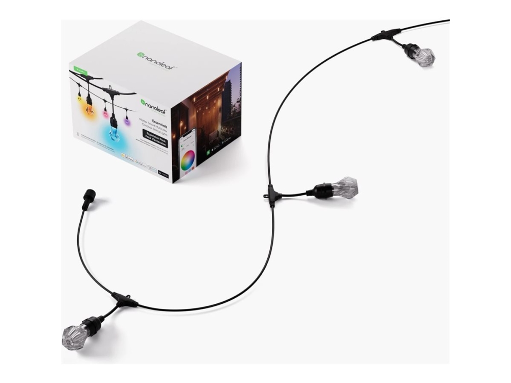 Nanoleaf Essentials Smart Expansion Pack - Stränglampor - LED - RGBW/IC - 2700-6500 K | Smarta hem - Smart hemkontroll och plattformar - Samsung SmartThings | GameStuff