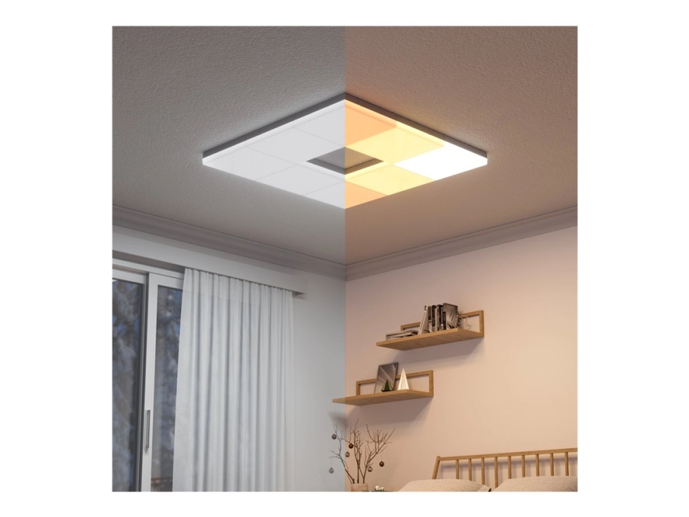 Nanoleaf Skylight Expansion Pack - Taklampspanel - LED - 300 x 300 mm - 16 W - RGB/varmt till kallt vitt ljus - 2700-6500 K - fyrkantig | Smart lampor - Ljuspaneler | GameStuff