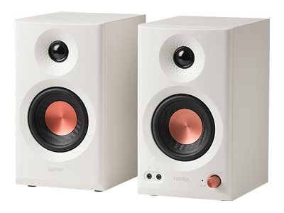 Edifier MR3 - Højttalere - til studio monitor - trådløs - Bluetooth - App-kontrolleret - 34 Watt (Total) - 2-vejs - hvid