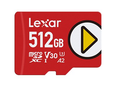 Lexar Play - Flashhukommelseskort - 512 Gb - Uhs-I U1 / Class10 - Microsdxc Uhs-I