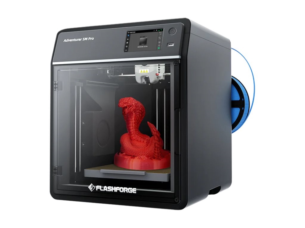 FlashForge Adventurer 5M Pro - 3D-skrivare - FFF - byggnadsstorlek upp till 220 x 220 x 220 mm - lager: 0.1 mm - LAN, USB-värd, Wi-Fi | N - A | GameStuff