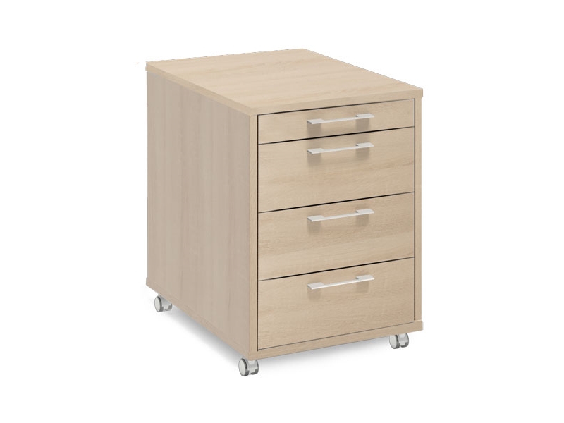 Schubladenmodul Dna 4 Schubladen Eiche