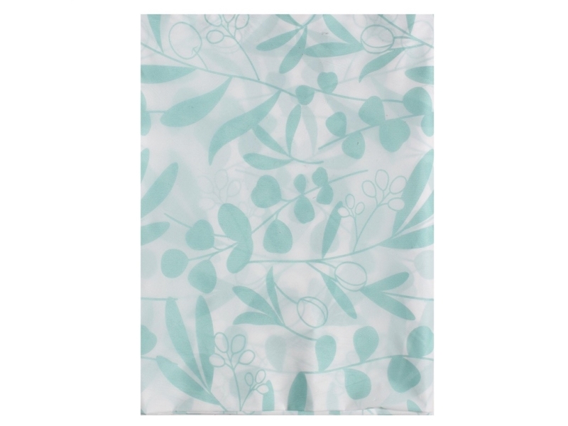 Tablecloth Splendid Olives, White/Green, 150 X 180 Cm