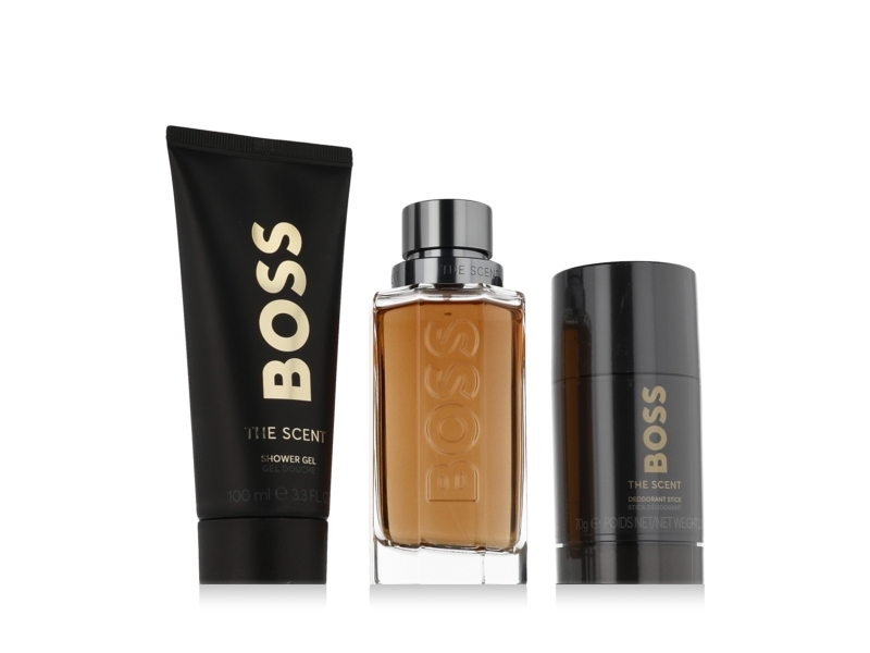 Hugo Boss The Scent For Him Eau De Toilette Spray 100ml Set 3 Pieces | Dofter - Presentaskar - Till honom | GameStuff