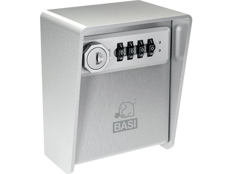 Basi 2101-0015 Pengeskab Kombinationslås, Nøglelås