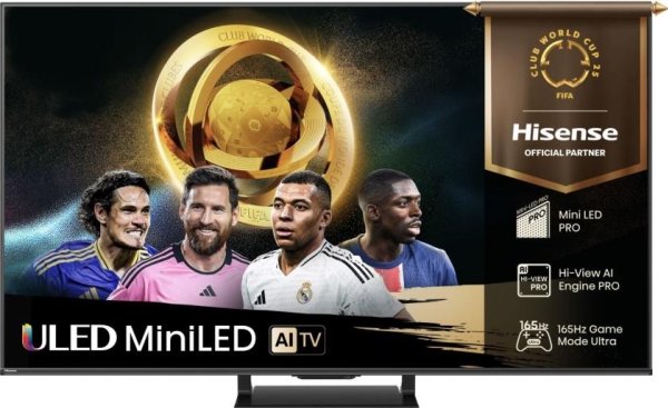 Hisense 65U7q Pro, 165,1 Cm (65"), 3840 X 2160 Pixel, Uled, Smart Tv, Wi-Fi, Sort