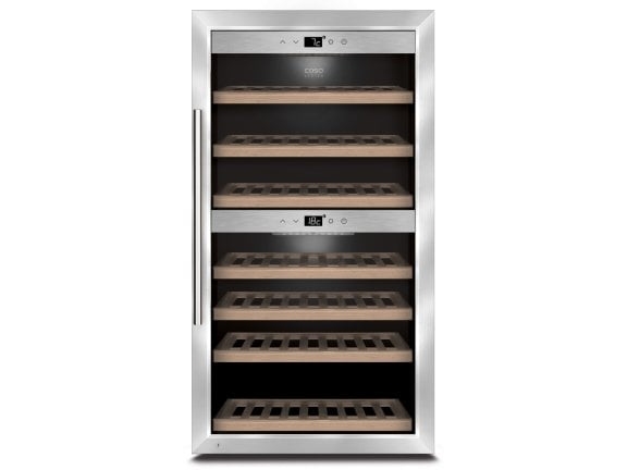 Caso WineComfort 660 Smart, Vinkylare med kompressor, Fristående, 66 flaska/flaskor, 60 W, Inbyggd lampa, Rostfritt stål | Vitvaror - Kyl & Frys - Vinkylar | GameStuff