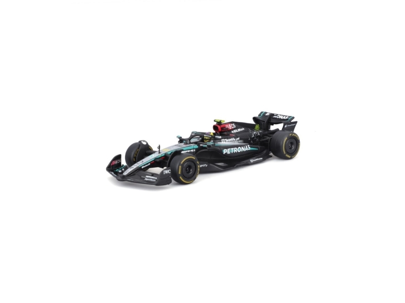 BBURAGO Mercedes-AMG W15 E Performance #44, Sportsbil model, Formonterede, 1:43, Mercedes-AMG F1 W15 E Performance, Ethvert køn, Metal, Plast