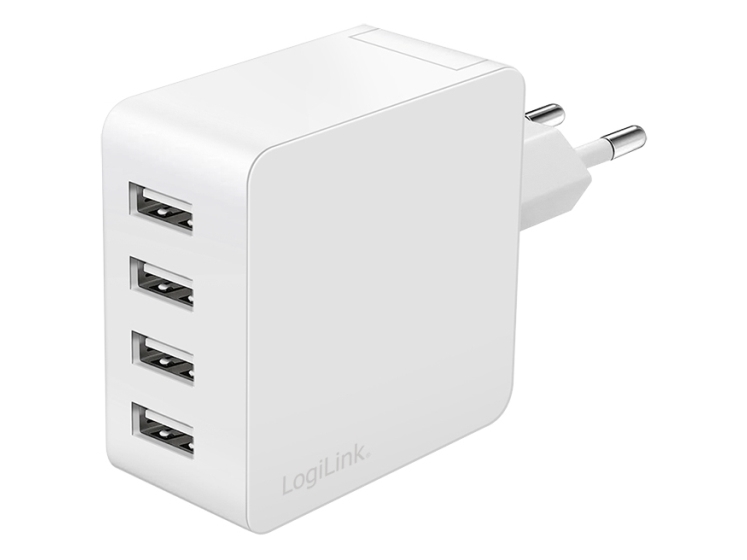 Logilink Pa0336w, Drinnen, Ac, 5 V, 4,8 A, Weiß