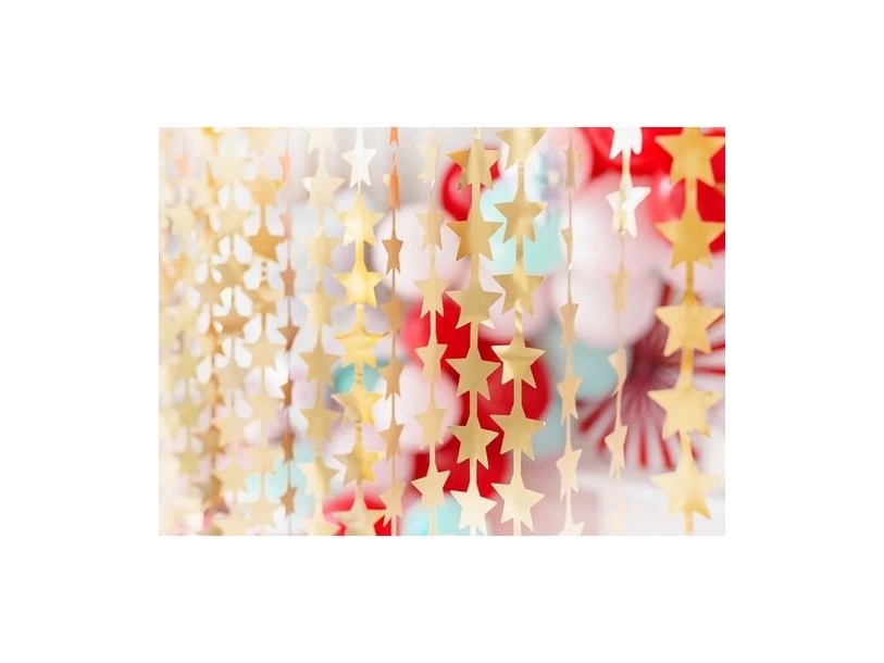 Guld Stjerner Backdrop
