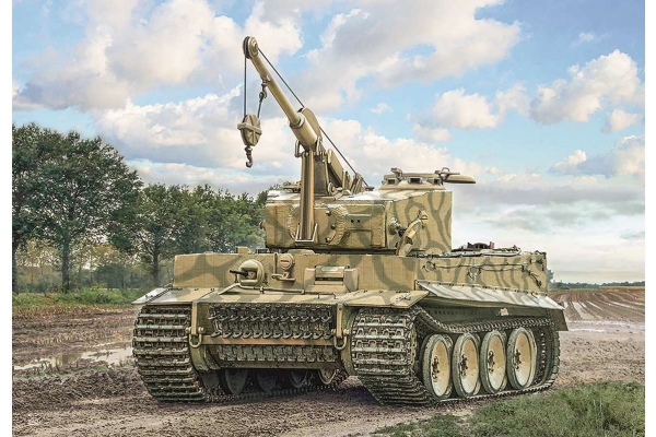 Italeri - Tiger Support Vehicle Model Tank Byggesæt - 1:35 - 6764