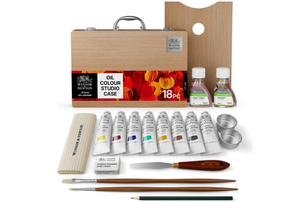 Artists oil colour studio case row