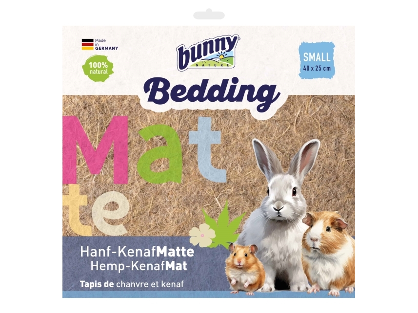 Bunny Nature bedding måtte Small - hamp og kenaf | Sällskapsdjur - Gnagare - Strö och hö för gnagare | GameStuff