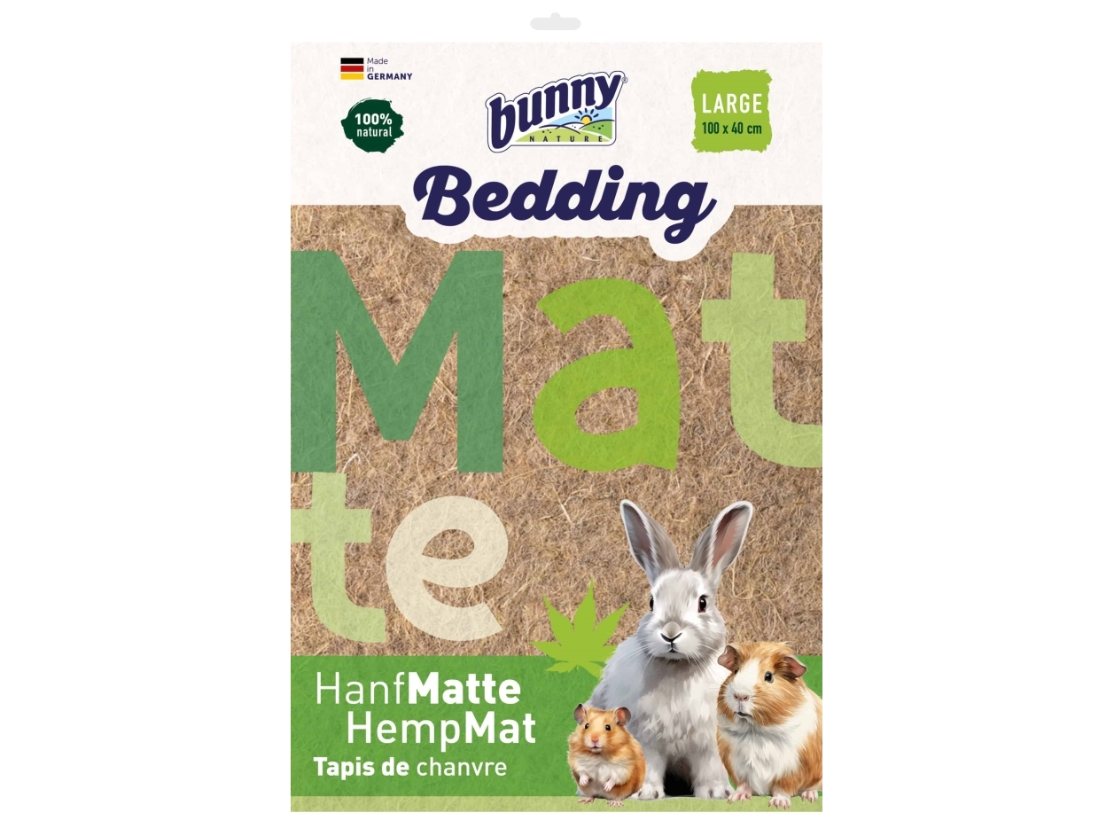 Bunny nature bedding måtte Large - Hamp | Sällskapsdjur - Gnagare - Strö och hö för gnagare | GameStuff