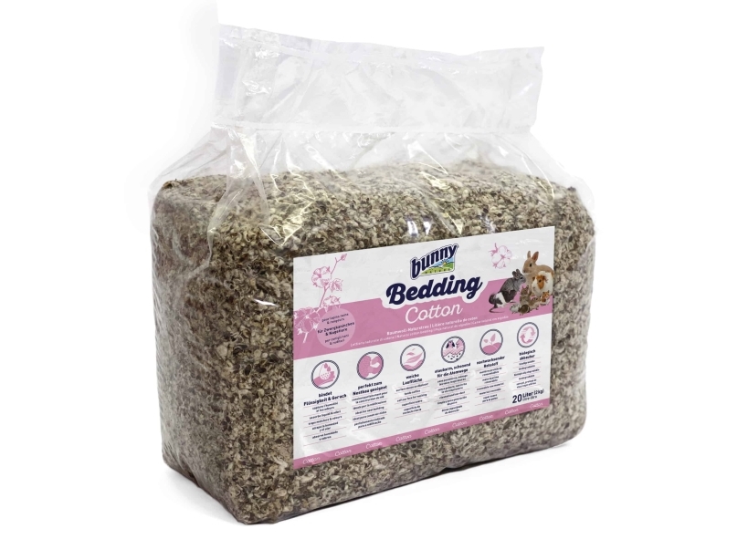 Bunny Nature Bedding Cotton 20L - 2kg | Sällskapsdjur - Gnagare - Strö och hö för gnagare | GameStuff
