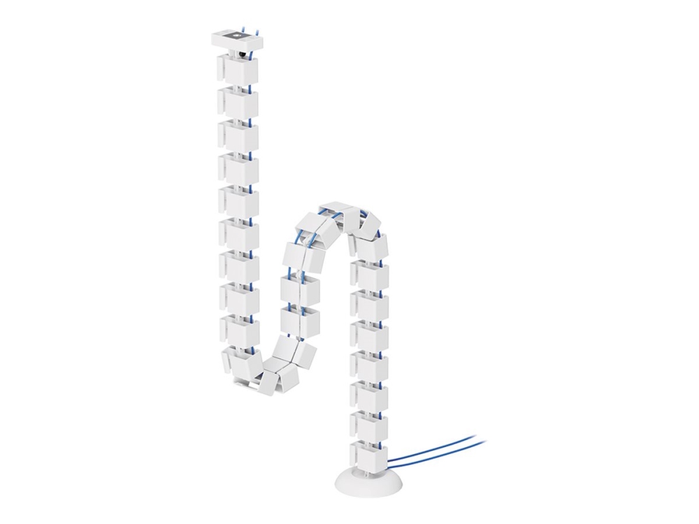 Neomounts Ads06-132Wh Cable Spine - Magnetic Fixture - Universal, Cable Guide, Desk, Plastic, White