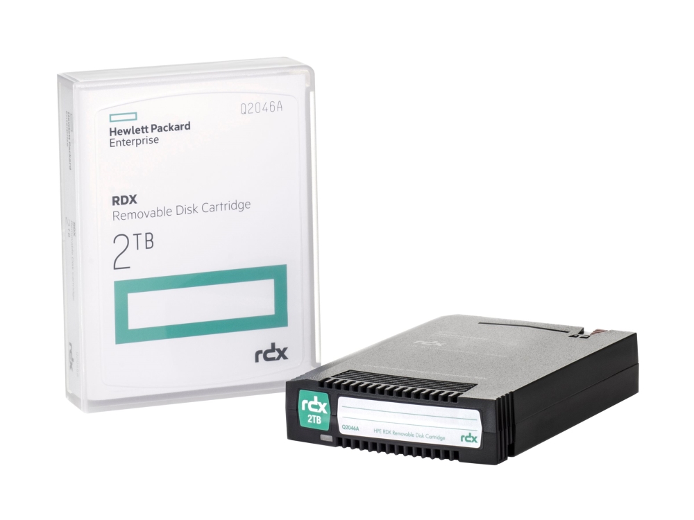 HPE - RDX-kassette - 2 TB / 4 TB - for ProLiant MicroServer Gen10 Entry