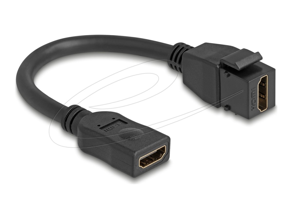 Delock 90685, 0,2 M, Hdmi Typ A (Standard), Hdmi Typ A (Standard), Schwarz
